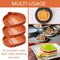 3 Pack - 7 Inch Silicone Fall Cake Pan Molds (Pumpkin)